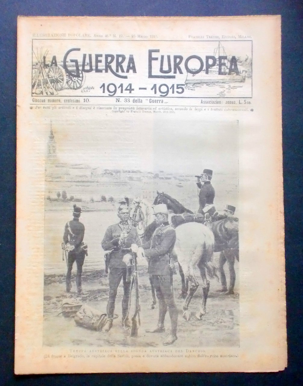 Giornale delle Famiglie - L'Illustrazione Popolare - Guerra Europea N° … | Immagine principale