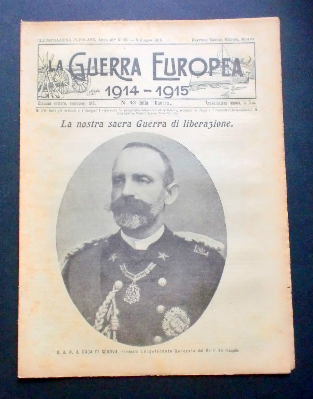 Giornale delle Famiglie - L'Illustrazione Popolare - Guerra Europea N° … | Immagine principale