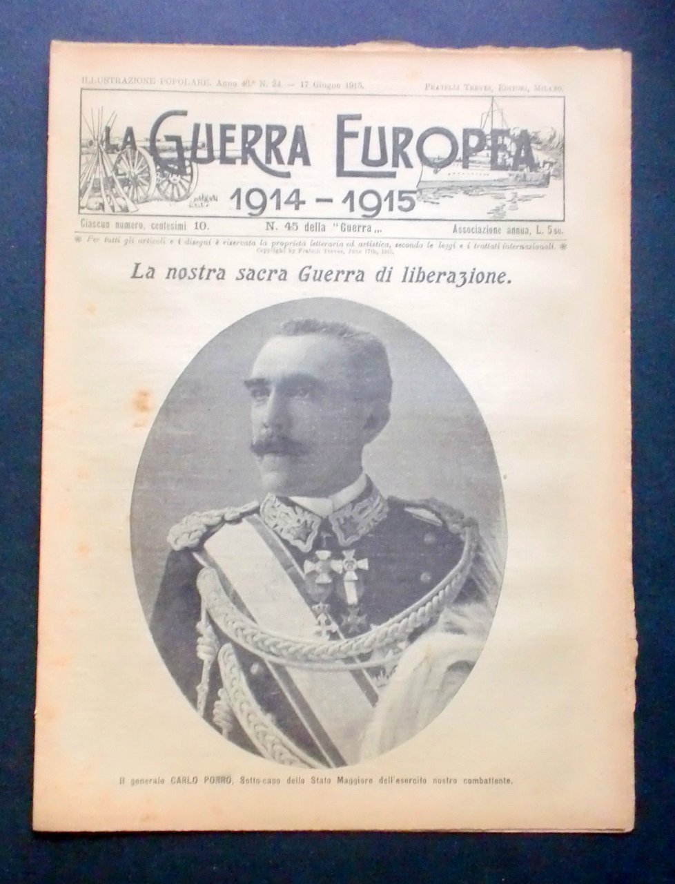 Giornale delle Famiglie - L'Illustrazione Popolare - Guerra Europea N° … | Immagine principale