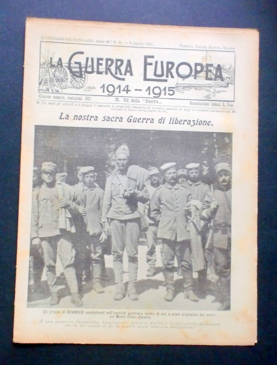 Giornale delle Famiglie - L'Illustrazione Popolare - Guerra Europea N° … | Immagine principale