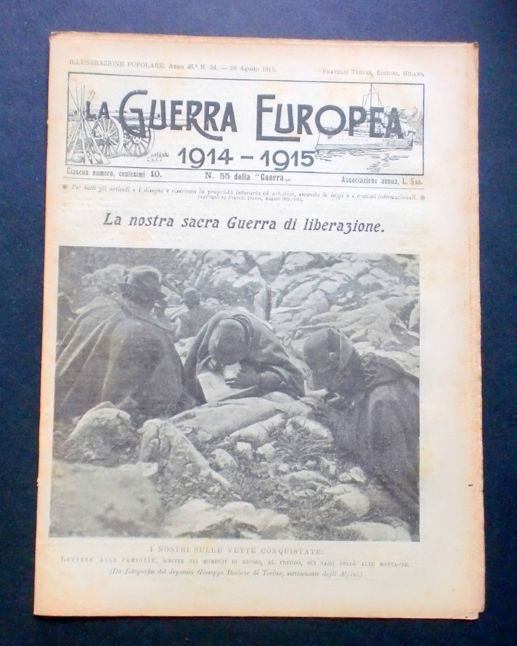 Giornale delle Famiglie - L'Illustrazione Popolare - Guerra Europea N° … | Immagine principale