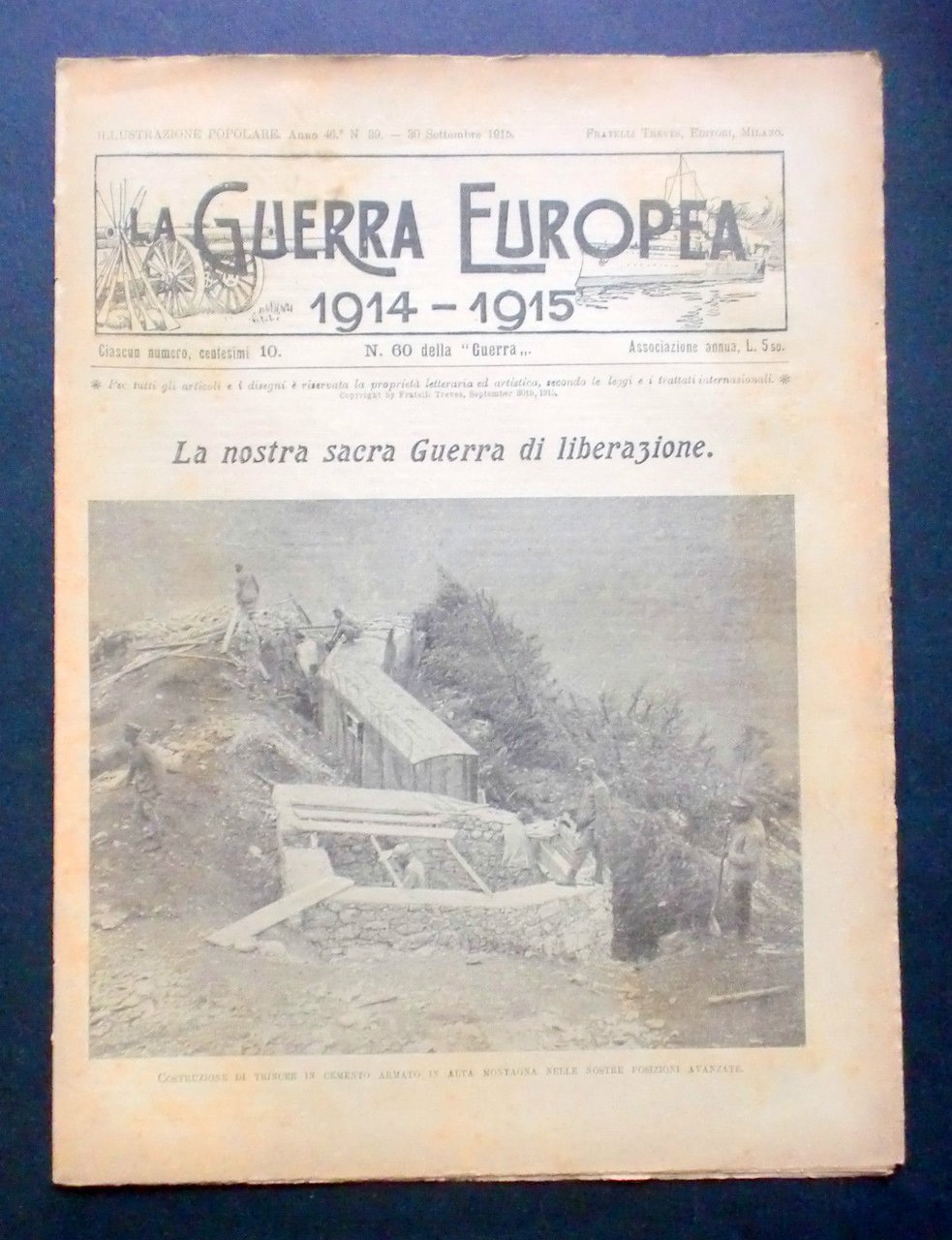 Giornale delle Famiglie - L'Illustrazione Popolare - Guerra Europea N° … | Immagine principale