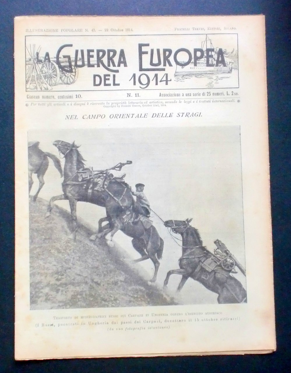 Giornale delle Famiglie - L'Illustrazione Popolare - Guerra Europea N° … | Immagine principale