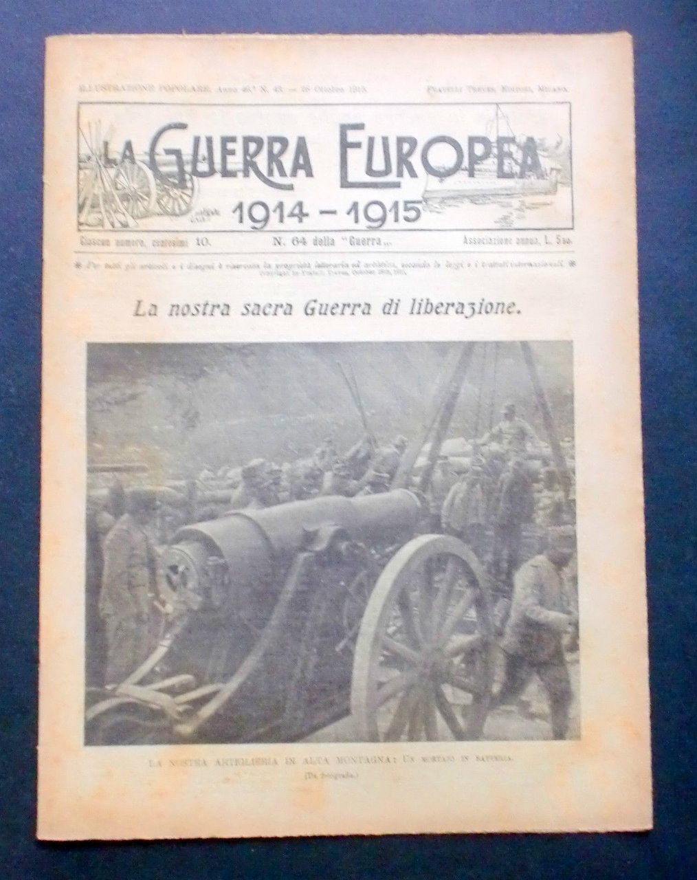 Giornale delle Famiglie - L'Illustrazione Popolare - Guerra Europea N° … | Immagine principale