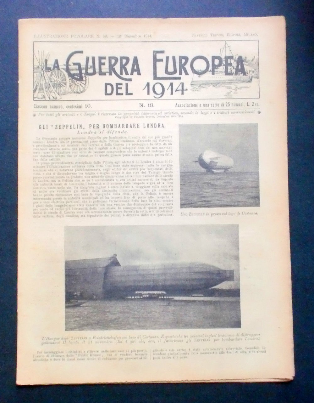 Giornale delle Famiglie - L'Illustrazione Popolare - Guerra Europea N° … | Immagine principale