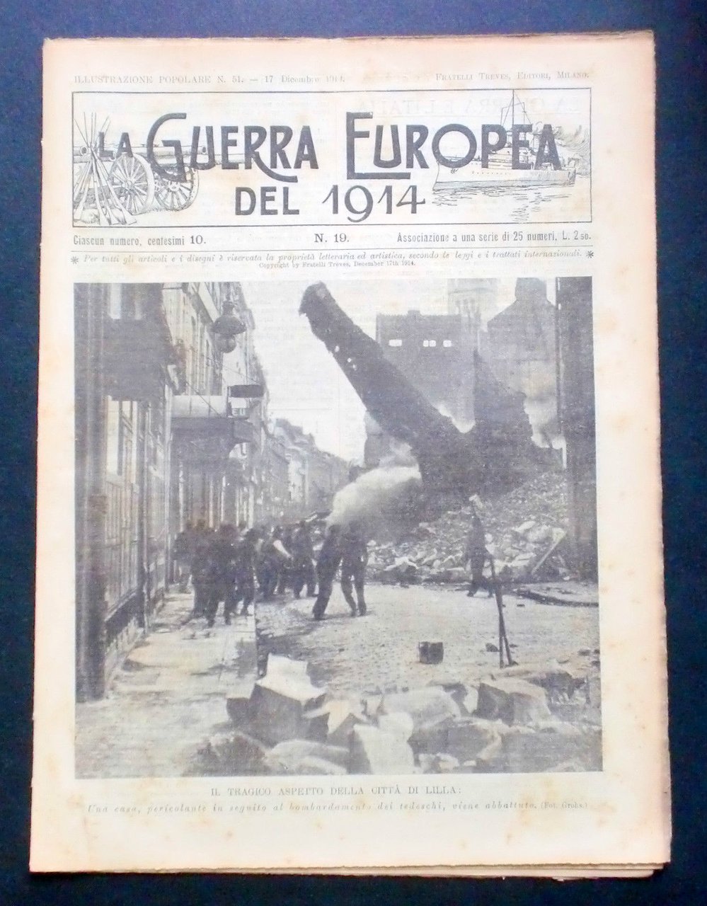 Giornale delle Famiglie - L'Illustrazione Popolare - Guerra Europea N° … | Immagine principale