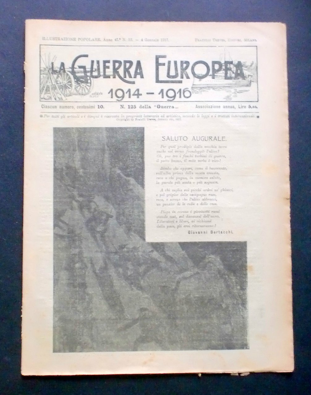 Giornale delle Famiglie - L'Illustrazione Popolare - Guerra Europea N° … | Immagine principale