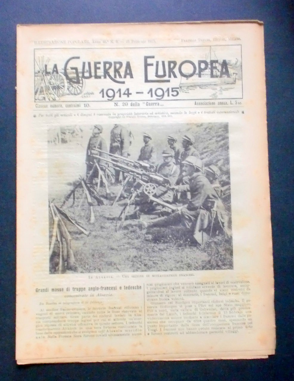 Giornale delle Famiglie - L'Illustrazione Popolare - Guerra Europea N° … | Immagine principale