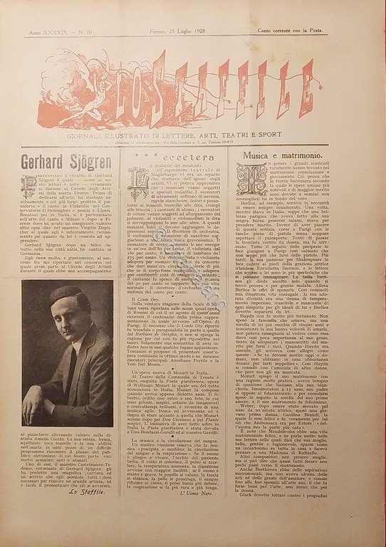 Giornale di Teatri Lettere e Arti - Lo Staffile N. …