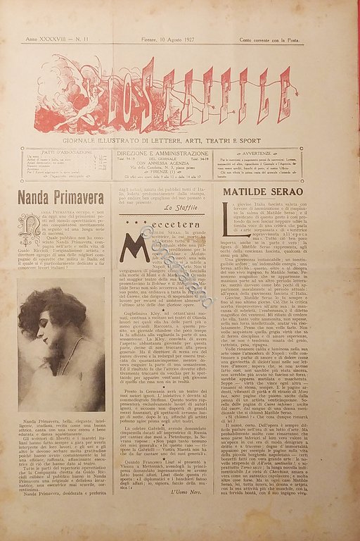 Giornale di Teatri Lettere e Arti - Lo Staffile N. …