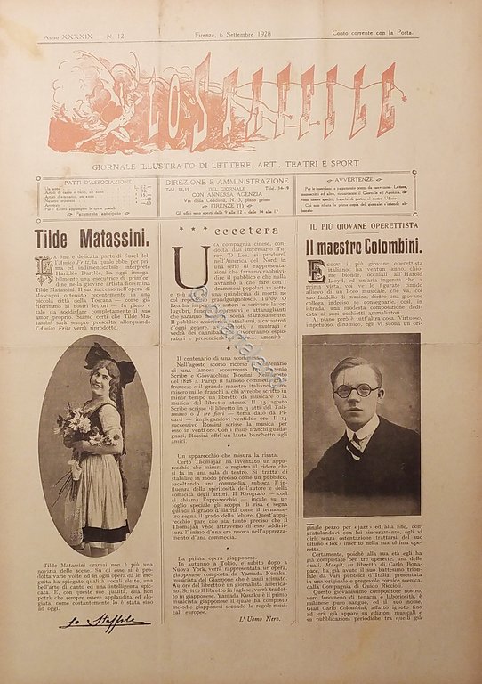 Giornale di Teatri Lettere e Arti - Lo Staffile N. …