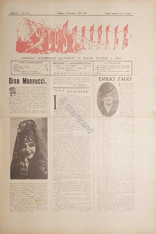 Giornale di Teatri Lettere e Arti - Lo Staffile N. …