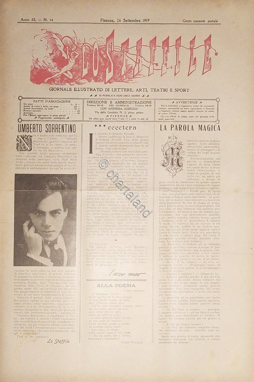 Giornale di Teatri Lettere e Arti - Lo Staffile N. …