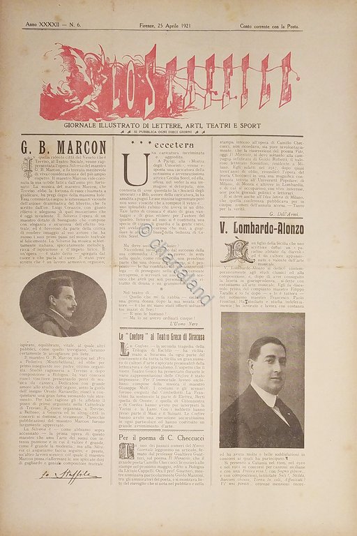 Giornale di Teatri Lettere e Arti - Lo Staffile N. …