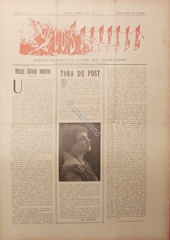 Giornale di Teatri Lettere e Arti - Lo Staffile N. …