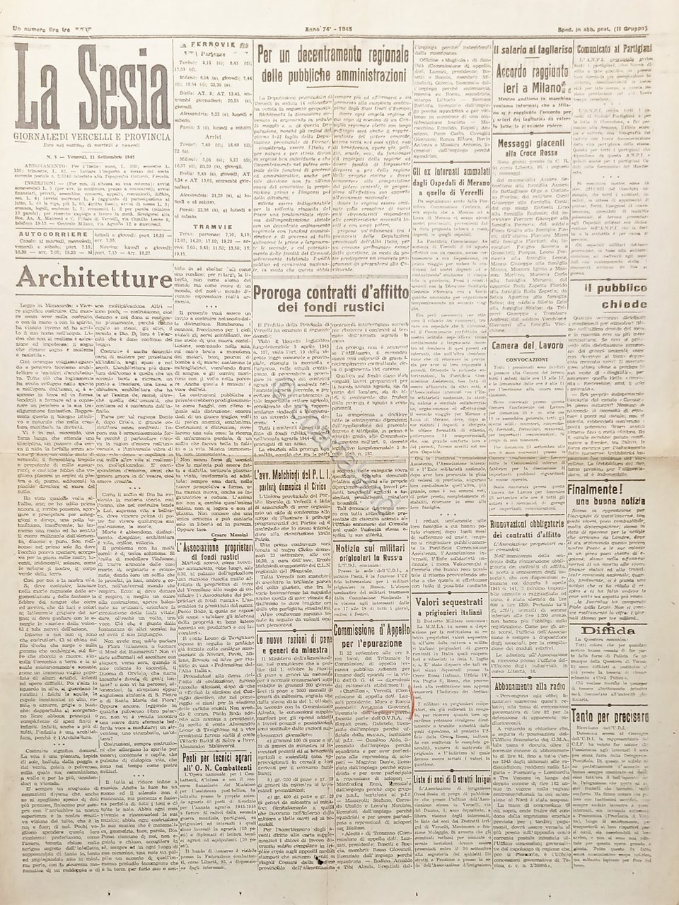 Giornale di Vercelli e Provincia - La Sesia N. 8 …