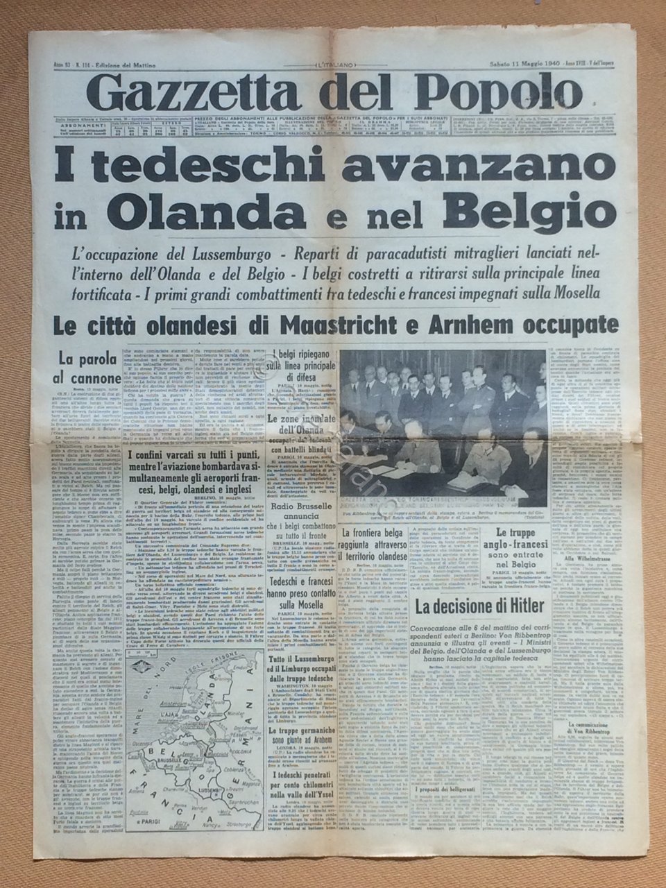 Giornale Gazzetta del Popolo 1940 n. 114 | Immagine principale