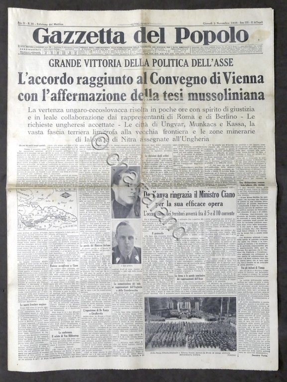 Giornale Gazzetta del Popolo N. 261 - Grande vittoria politica …