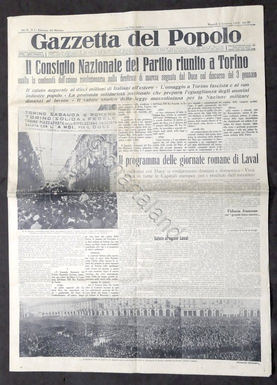 Giornale Gazzetta del Popolo N. 4 - Consiglio Nazionale del …
