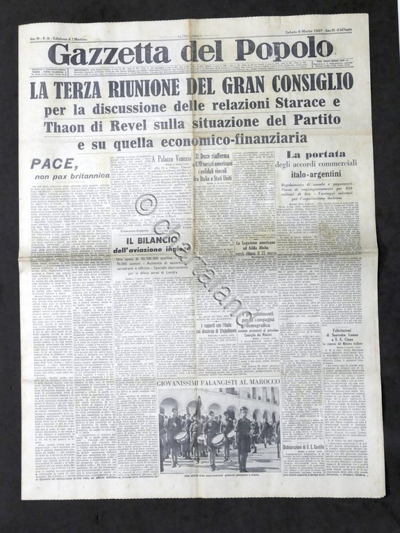 Giornale Gazzetta del Popolo N. 56 - La terza riunione …