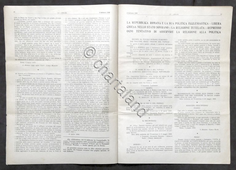 Giornale Il 1849 - N. 6-7-8 - febbraio 1949 - …