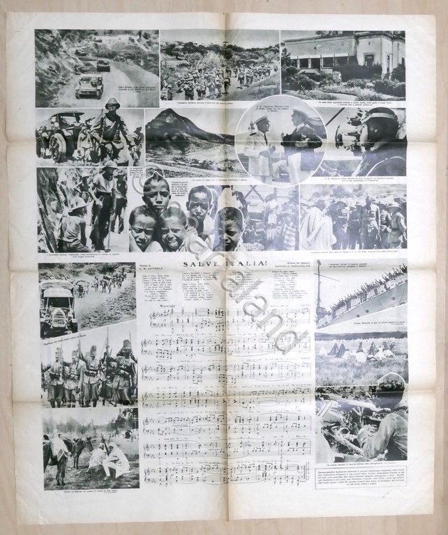 Giornale Il Mattino Illustrato N. 44 - 1935 + carta …