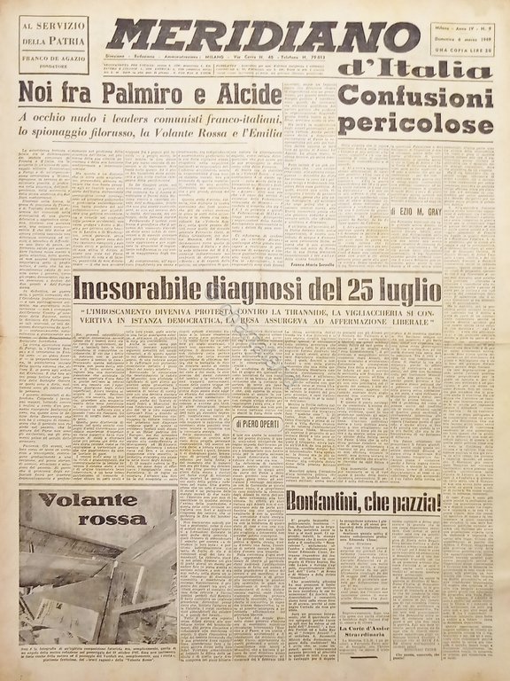 Giornale Meridiano d'italia N. 9 - Noi fra Palmiro e … | Immagine Gallery 2