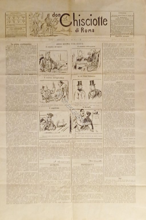 Giornale satirico Umoristico - Il Don Chisciotte di Roma N. …