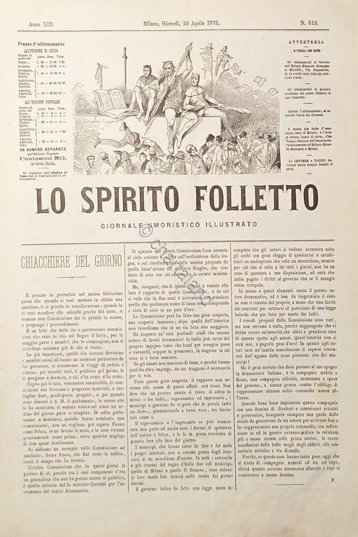 Giornale Umoristico Illustrato - Lo Spirito Folletto N. 619 - … | Immagine Gallery 2