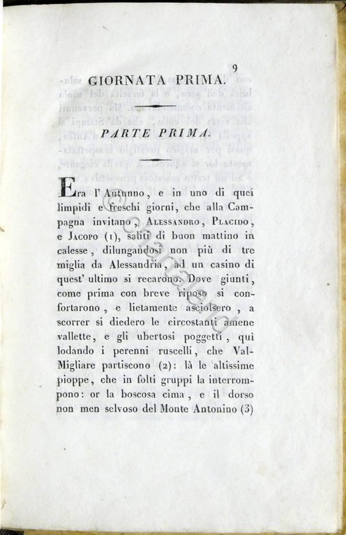 Giornate campestri di G. A. De' Giorgi - Giornata prima …