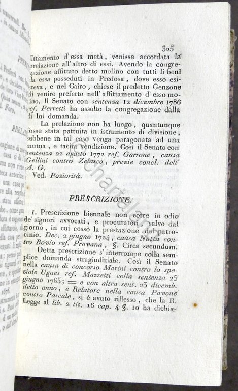Giurisprudenza patria ossia raccolta di casi decisi dai supremi magistrati …