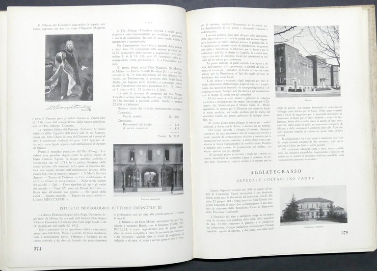 Giuseppe Castelli - Gli Ospedali d'Italia - ed. 1942 | Immagine Gallery 9
