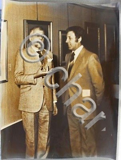 Grande foto spettacolo - Prof Gianluigi Marianini e pittore Elirio …