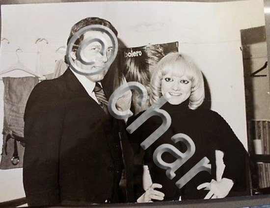 Grande foto spettacolo - Rita Pavone e Elirio Picchio 1975 …