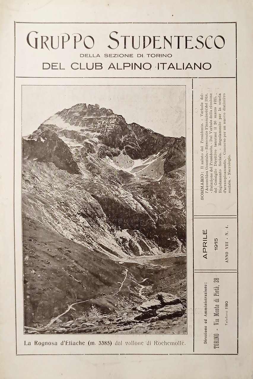 Gruppo Studentesco della Sezione di Torino del Club Alpino Italiano …
