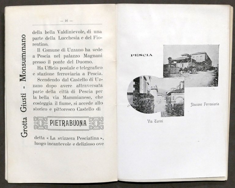 Guida della Valdinievole - Orari e Tariffe - ed. 1909
