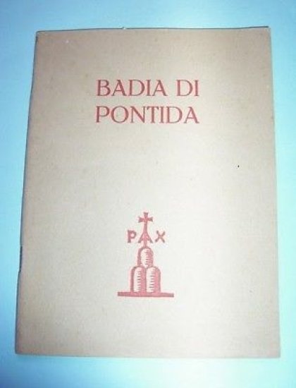 Guida turistica - Badia di Pontida - 1^ ed. 1949