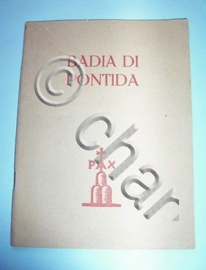 Guida turistica - Badia di Pontida - 1^ ed. 1949
