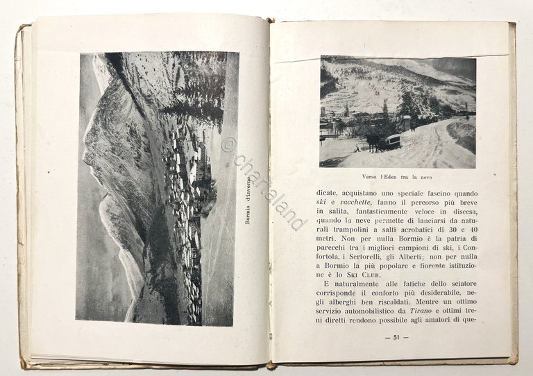 Guida Turistica - U. Martinelli - Bormio - ed. 1931