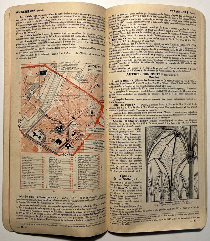 Guide du Pneu Michelin - Chateaux de la Loire 1952-53