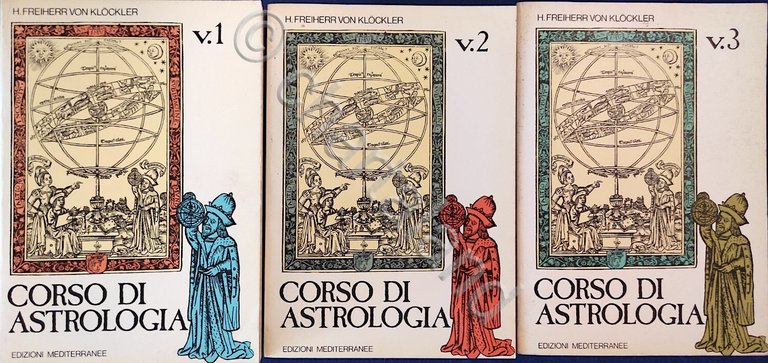 H. F. Von Klockler - Corso di Astrologia - 1^ ed. 1979 Opera completa