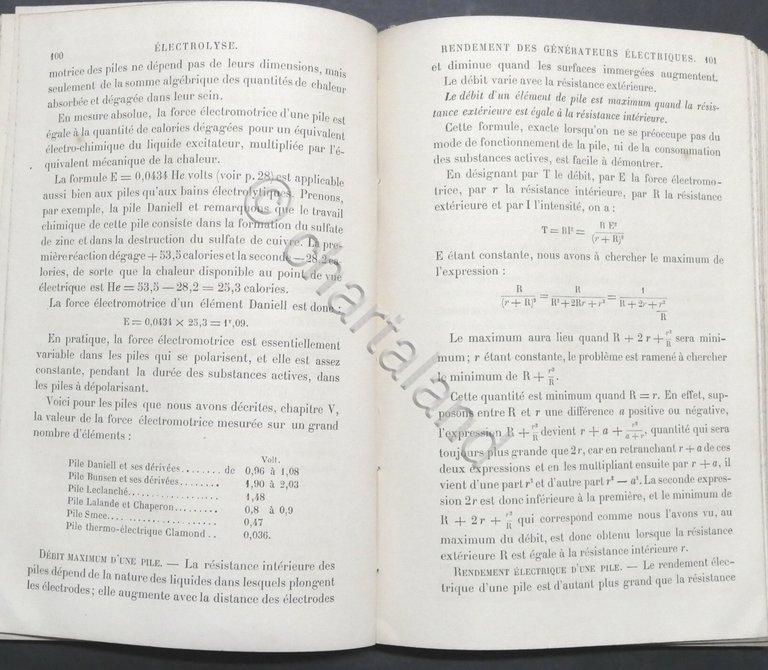 Hippolyte Fontaine - Electrolyse: renseignements pratiques - ed. 1885