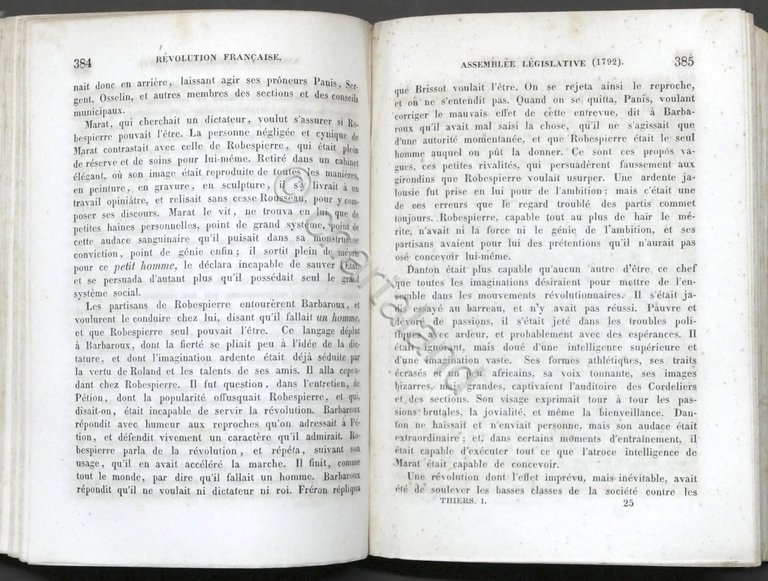 Histoire de la Revolution francaise par M. A. Thiers Opera …