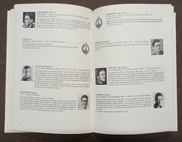 I Caduti delle Scuole AA. UU. della Guardia Nazionale Repubblicana …