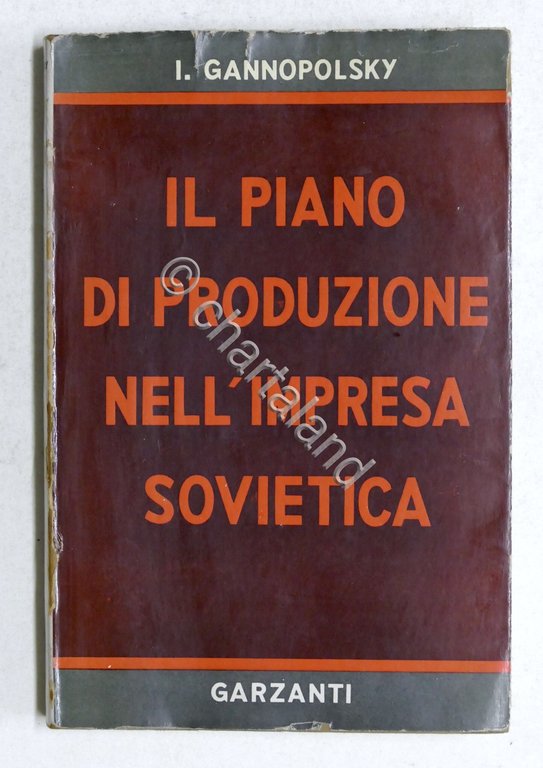 I. Gannopolsky - Il piano di produzione nell'impresa sovietica - …