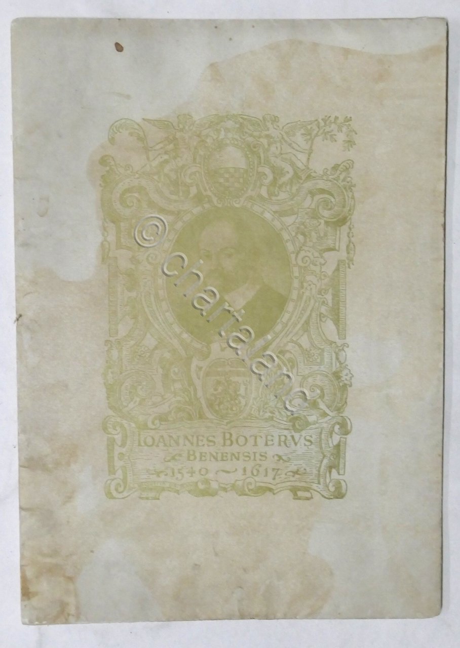 I. M. Sacco - Joannes Boterus Benensis - Saggio storico-biografico …