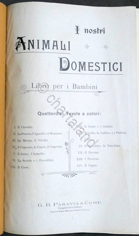 I nostri animali domestici - Libro per bambini - ed. …