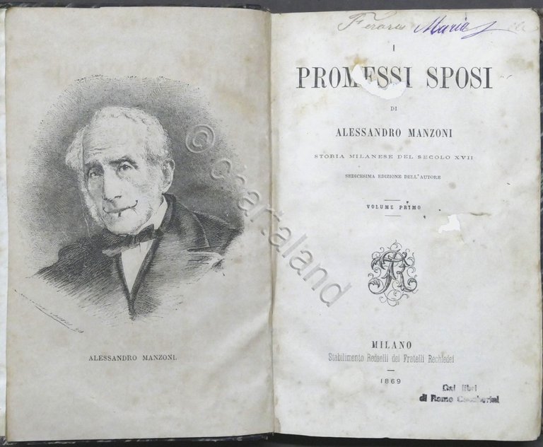 I promessi sposi di Alessandro Manzoni - Opera completa - …