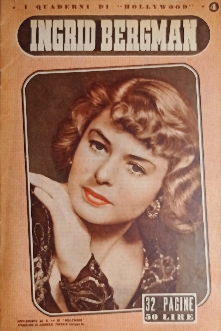 I Quaderni di Hollywood N. 4 - Ingrid Bergman - … | Immagine principale