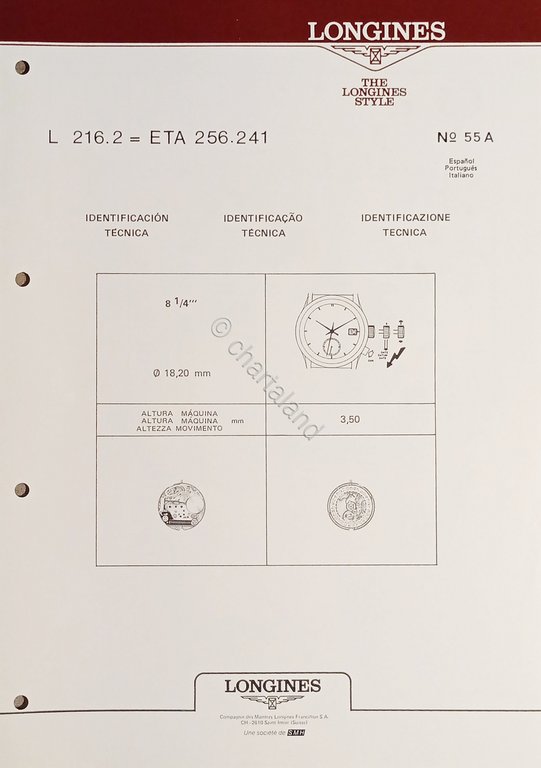 Identificazione Tecnica Longines N. 55 A - L 216.2 = … | Immagine Gallery 2